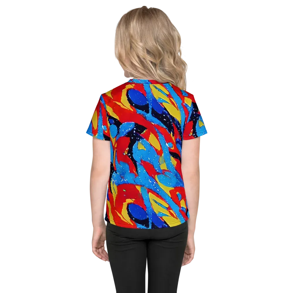 Primary Riot on Kids Crew Neck T-Shirt — Back