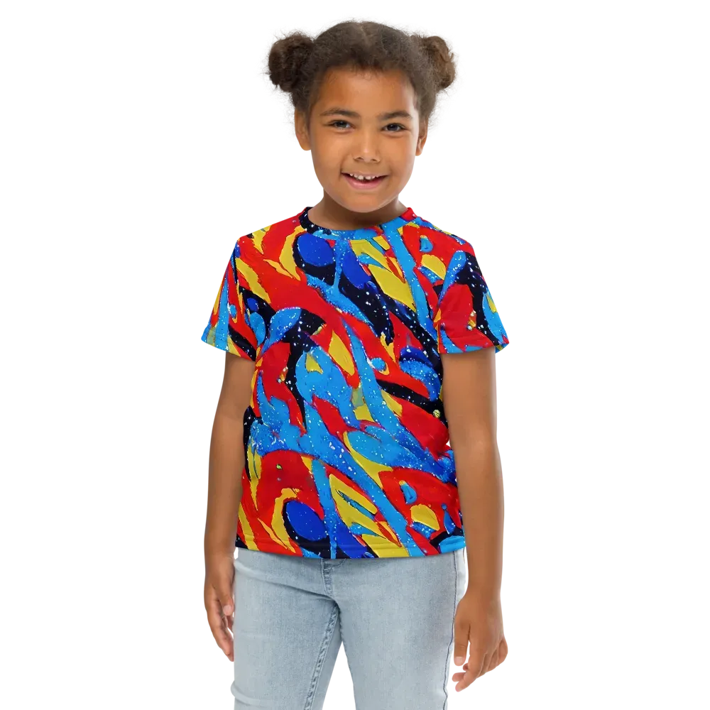 Primary Riot on Kids Crew Neck T-Shirt — Front