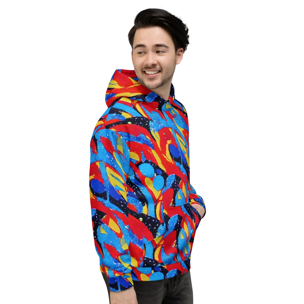 Primary Riot on Hoodie — Right