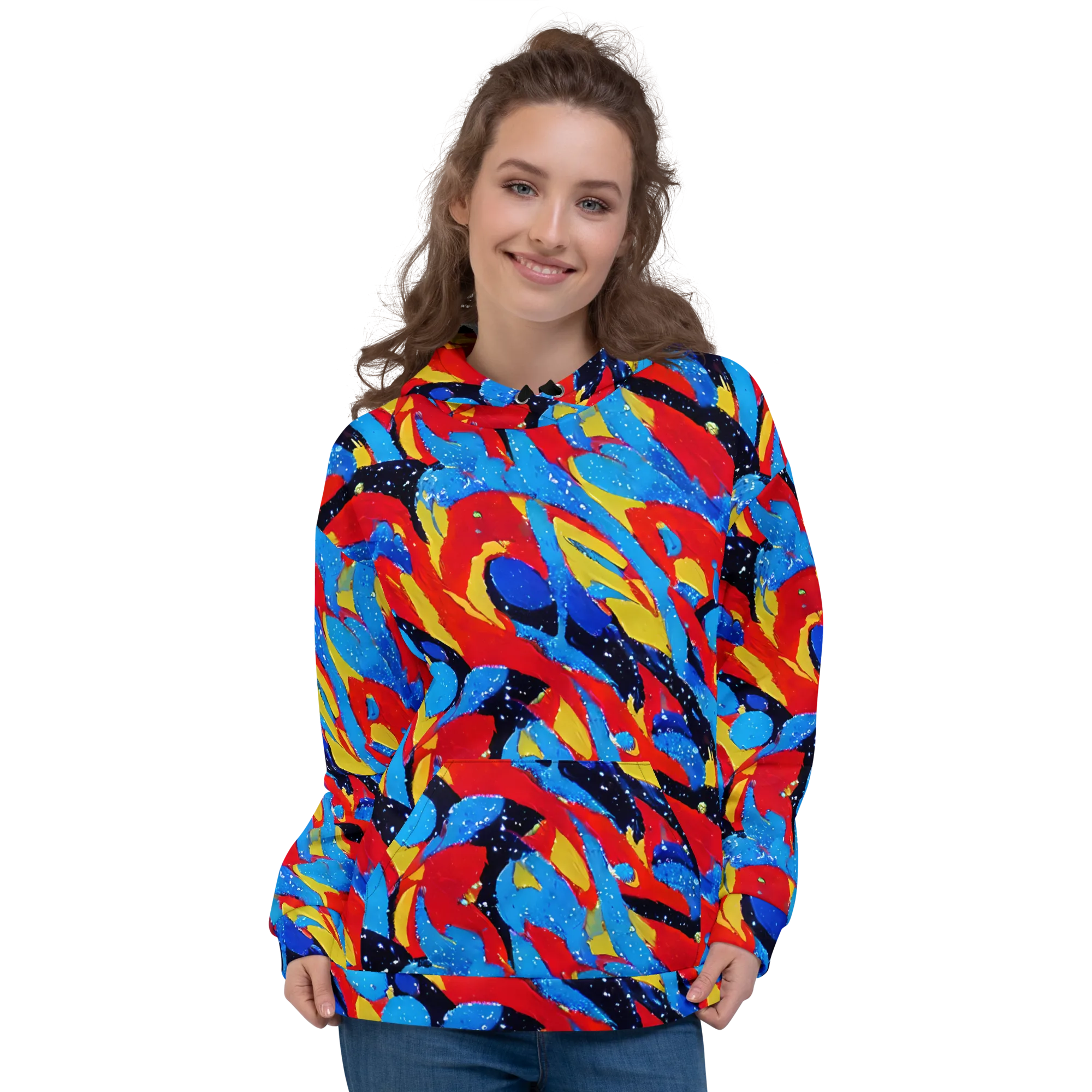 Primary Riot on Hoodie — Front