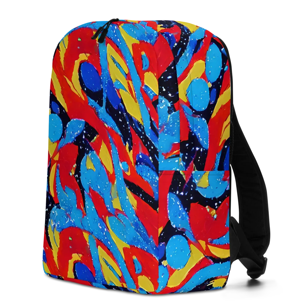 Primary Riot on Minimalist Backpack — Left