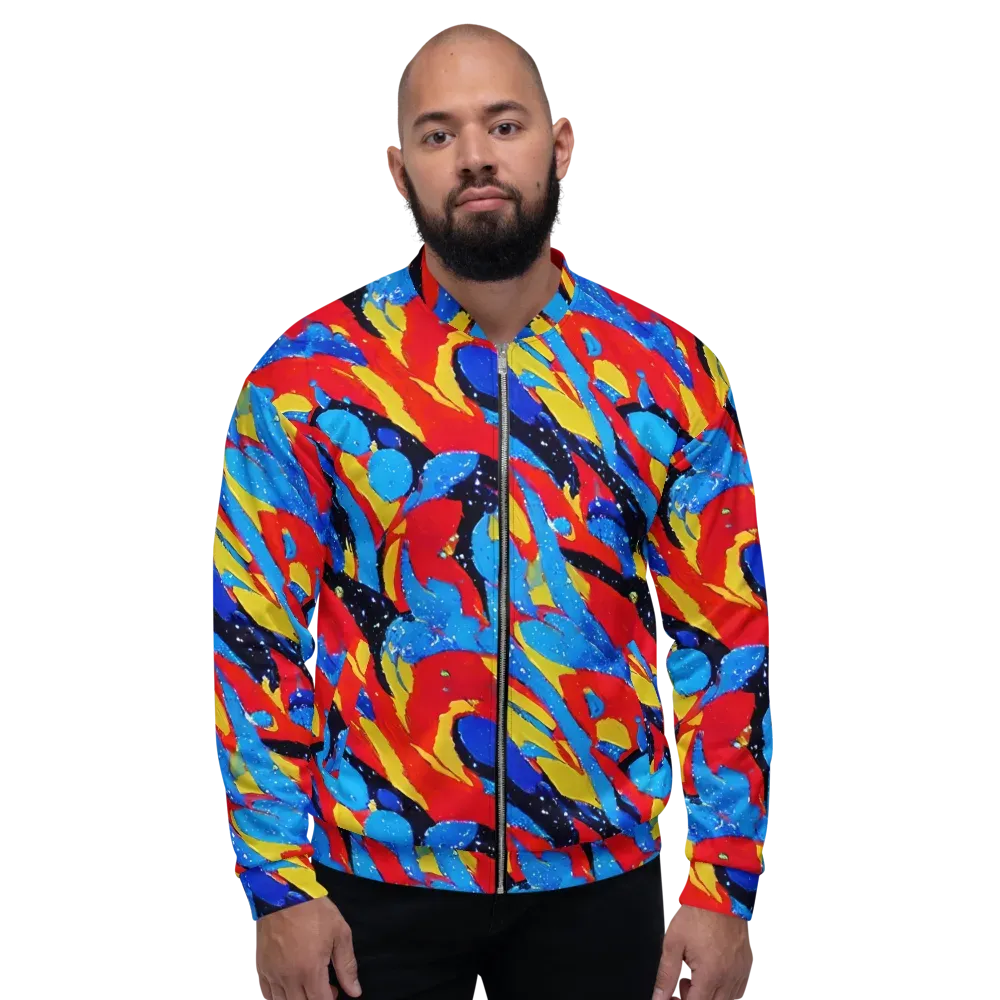 Primary Riot on Bomber Jacket — Front