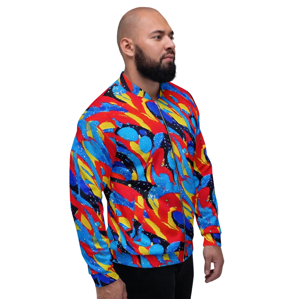 Primary Riot on Bomber Jacket — Right