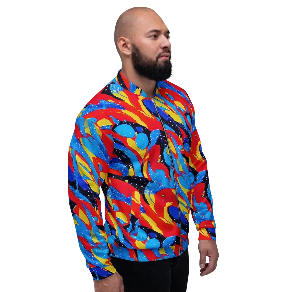 Primary Riot on Bomber Jacket — Right