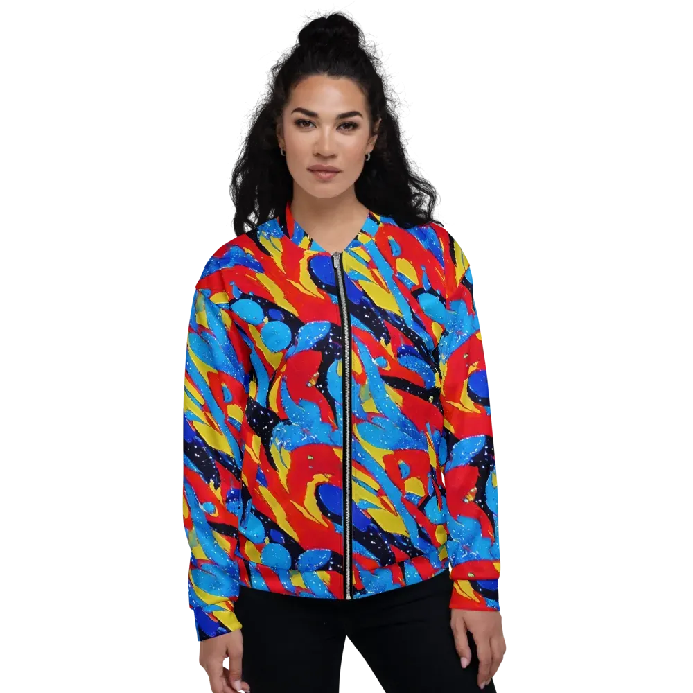 Primary Riot on Bomber Jacket — Front