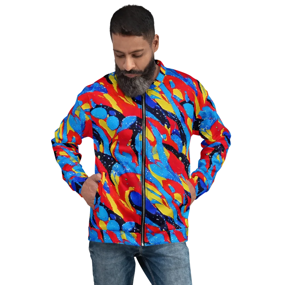 Primary Riot on Bomber Jacket — Front