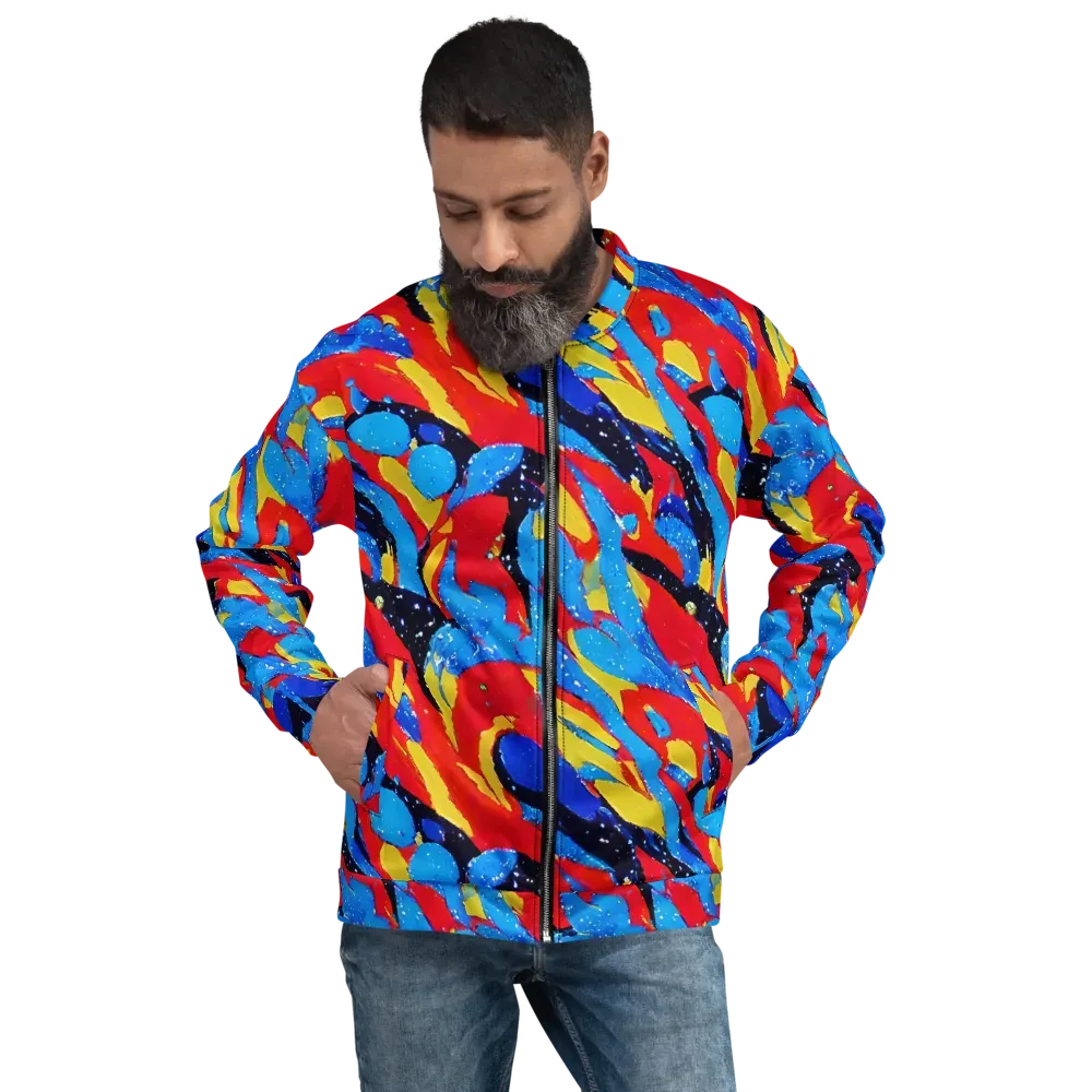 Primary Riot on Bomber Jacket — Front