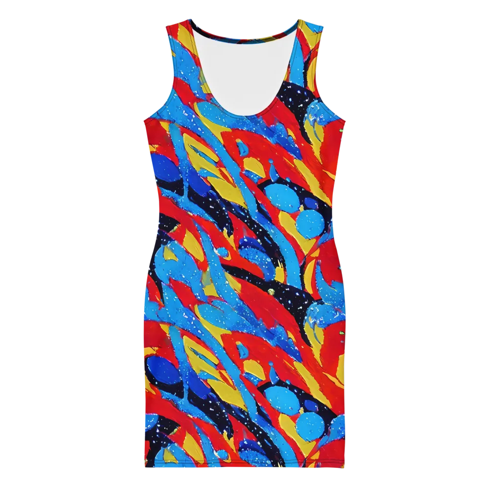 Primary Riot on Bodycon Dress — Front