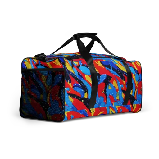 Primary Riot on a Duffle Bag