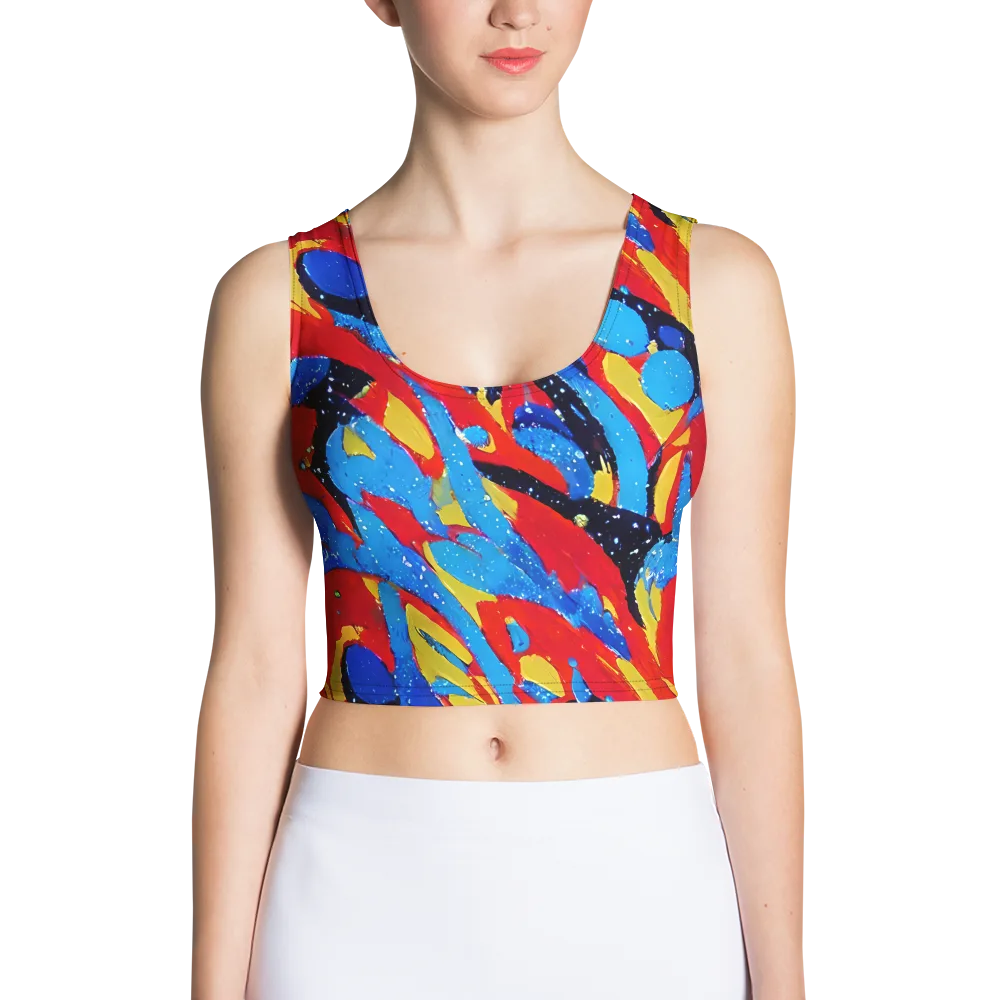 Primary Riot on Crop Top — Front