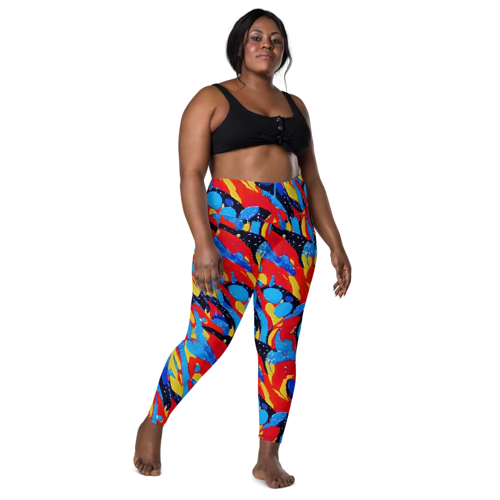 Primary Riot on Leggings with Pockets — Front