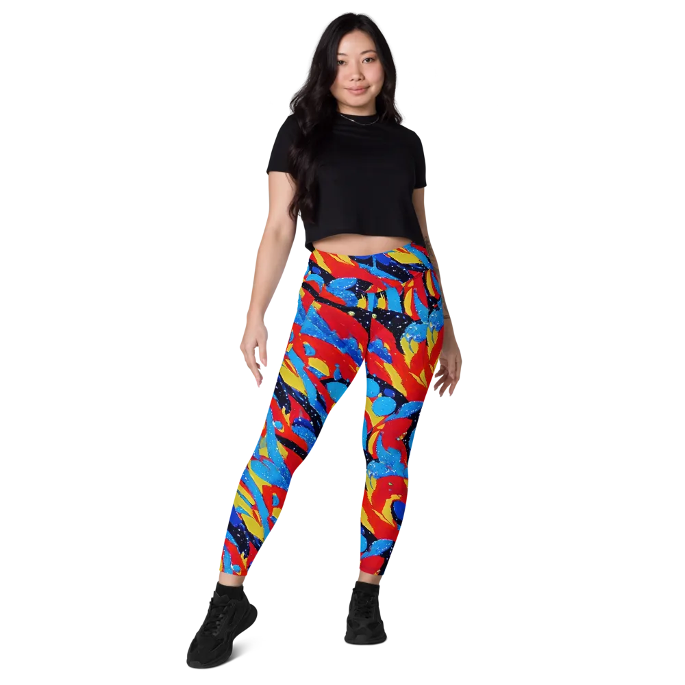 Primary Riot on Leggings with Pockets — Front