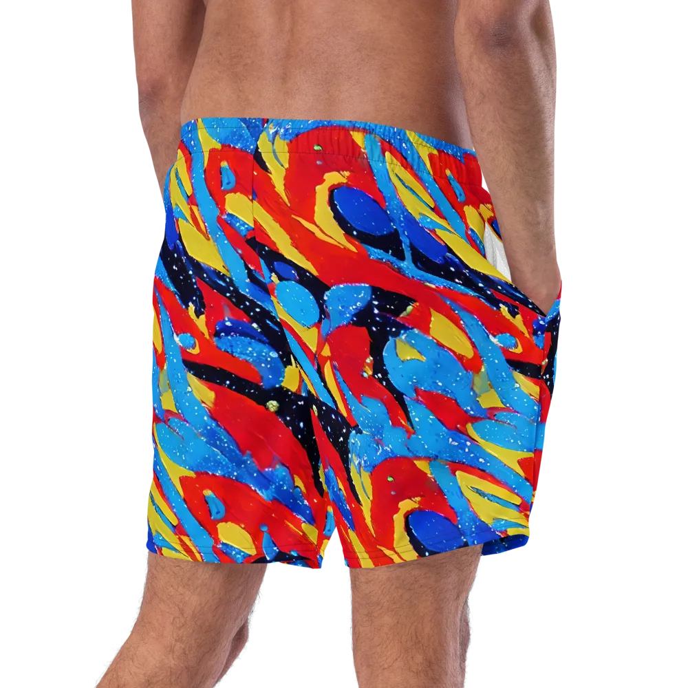 Primary Riot on Swim Trunks — Right Back