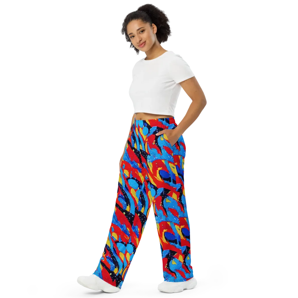 Primary Riot on Wide-Leg Pants — Left Front
