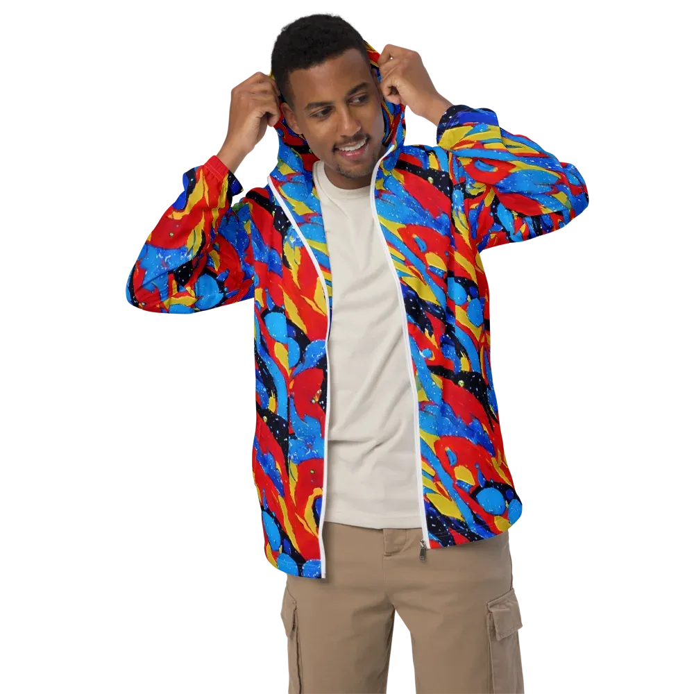 Primary Riot on Men's Windbreaker — Front