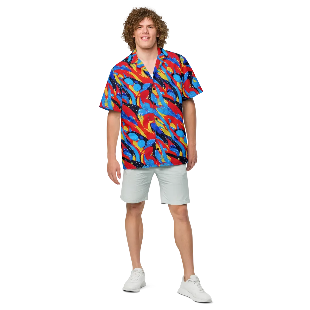 Primary Riot on Button Shirt — Front