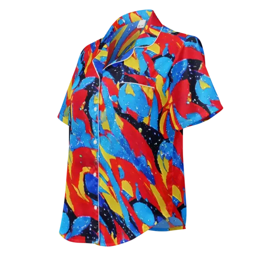 Primary Riot on a Women's Short Sleeve Pajama Top
