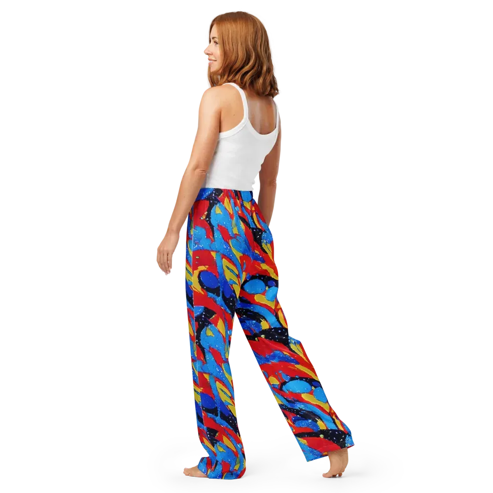 Primary Riot on Women's Pajama Pants — Back