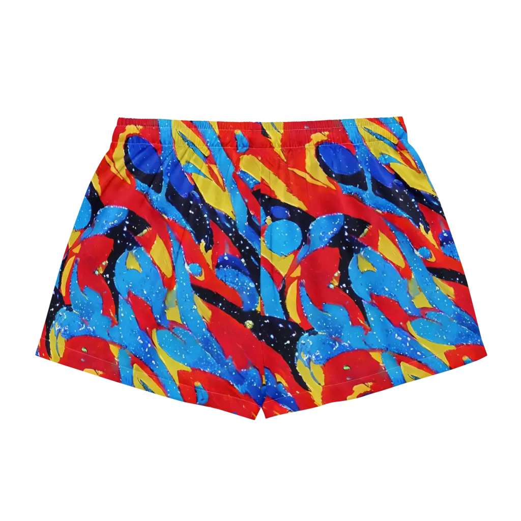 Primary Riot on Women's Pajama Shorts — Back