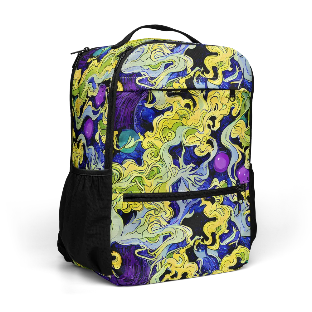 Lemon Riot on Utility Backpack — Right Front