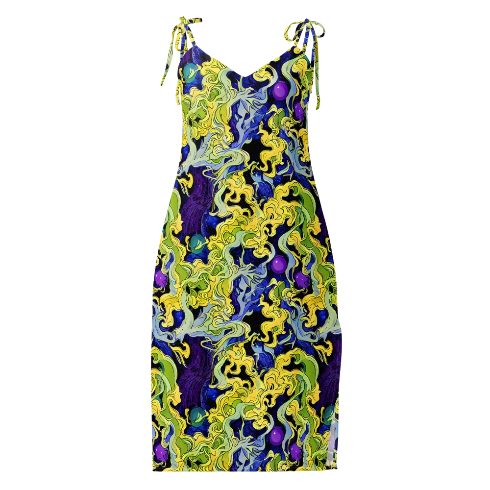 Lemon Riot on Slip Dress — Front