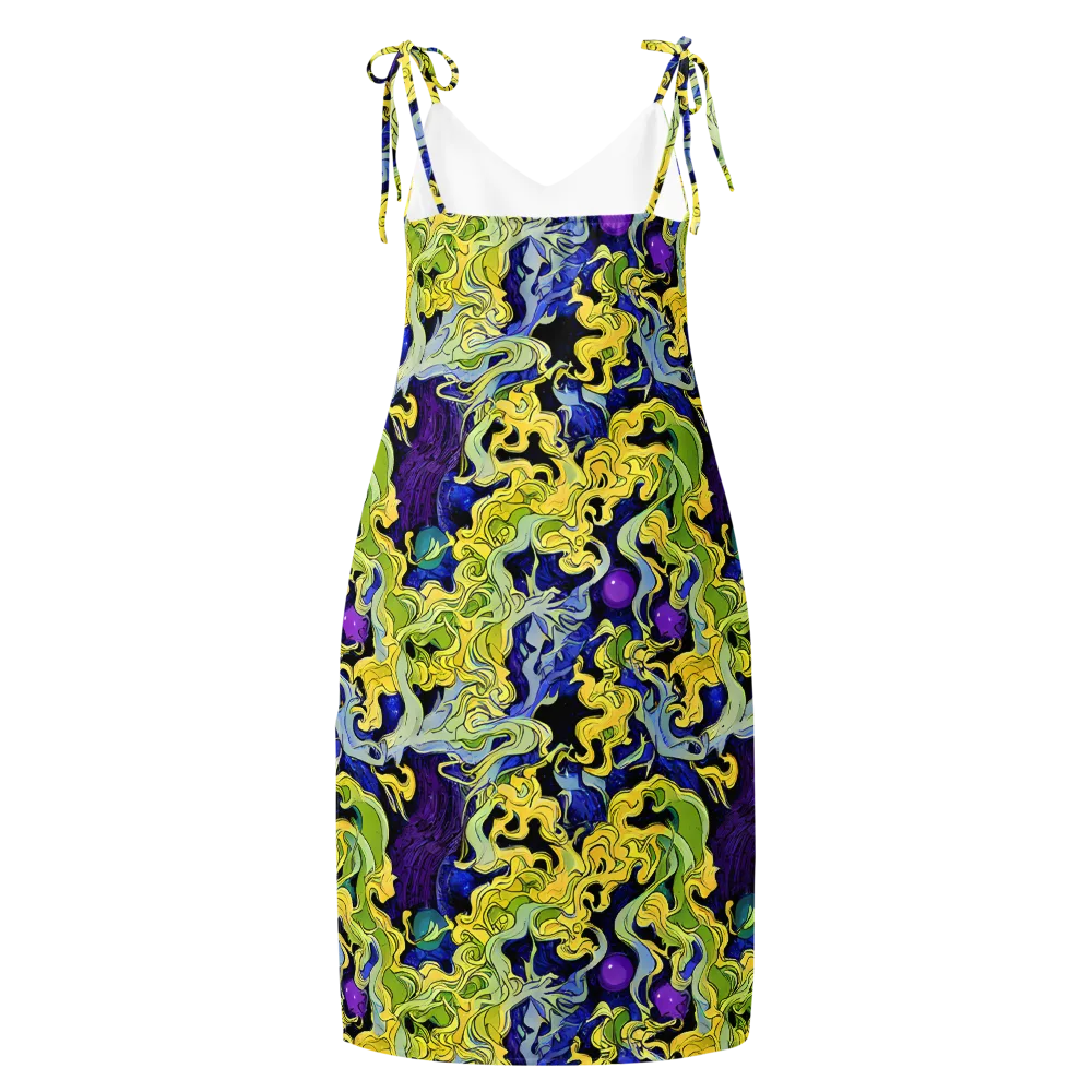 Lemon Riot on Slip Dress — Back