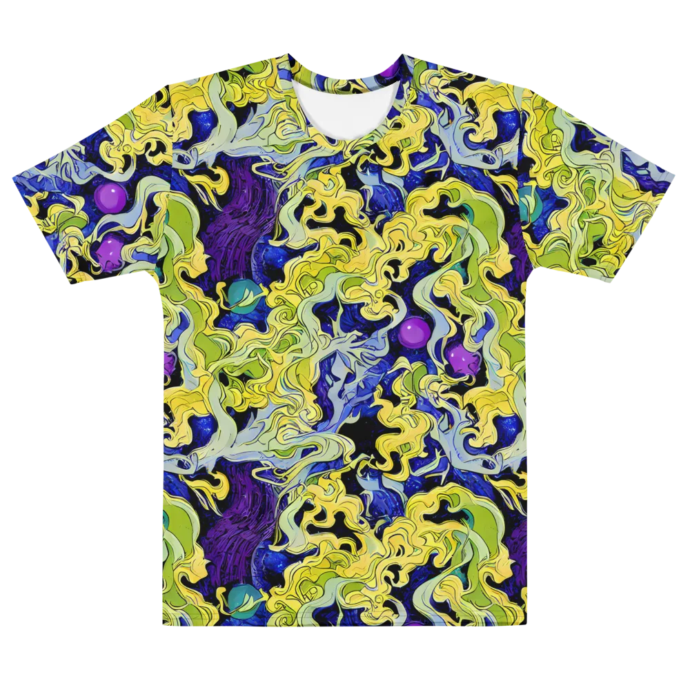 Lemon Riot on Men's Cotton Crew Neck T-Shirt — Front