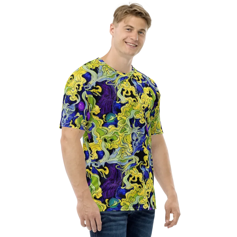 Lemon Riot on Men's Crew Neck T-Shirt — Right