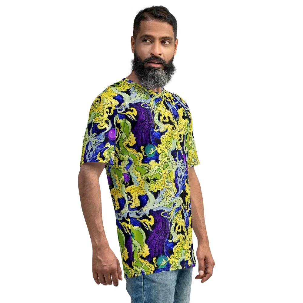 Lemon Riot on Men's Crew Neck T-Shirt — Right