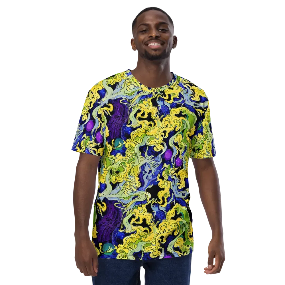 Lemon Riot on Men's Crew Neck T-Shirt — Front