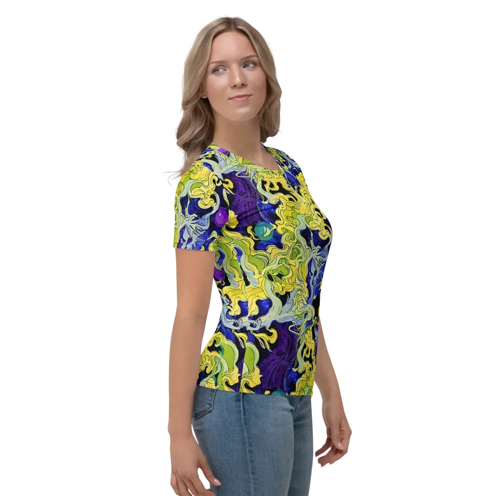 Lemon Riot on Women's Crew Neck T-Shirt — Right