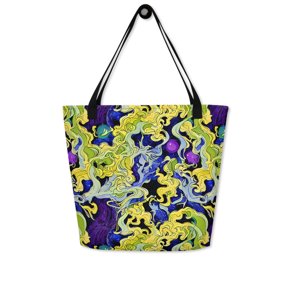 Lemon Riot on Large Tote Bag W/ Pocket — Front