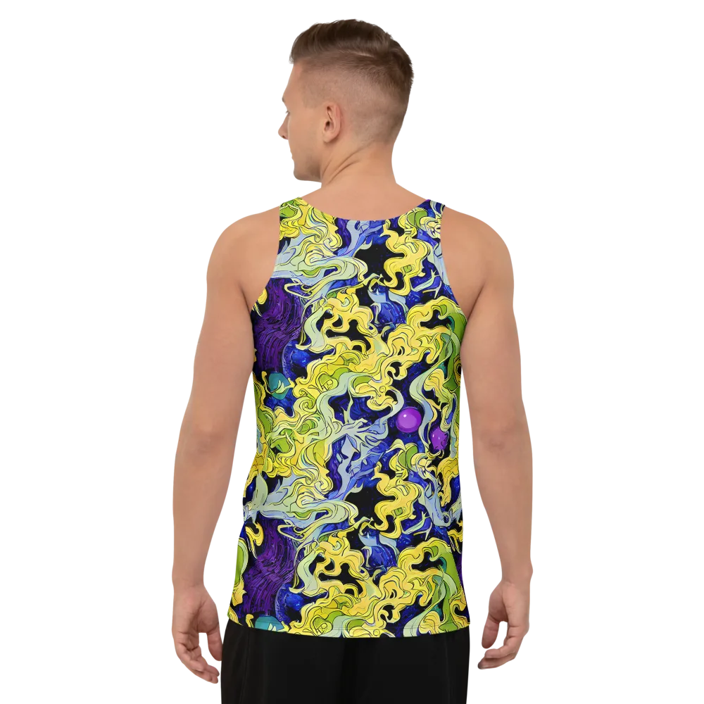 Lemon Riot on Men's Tank Top — Back