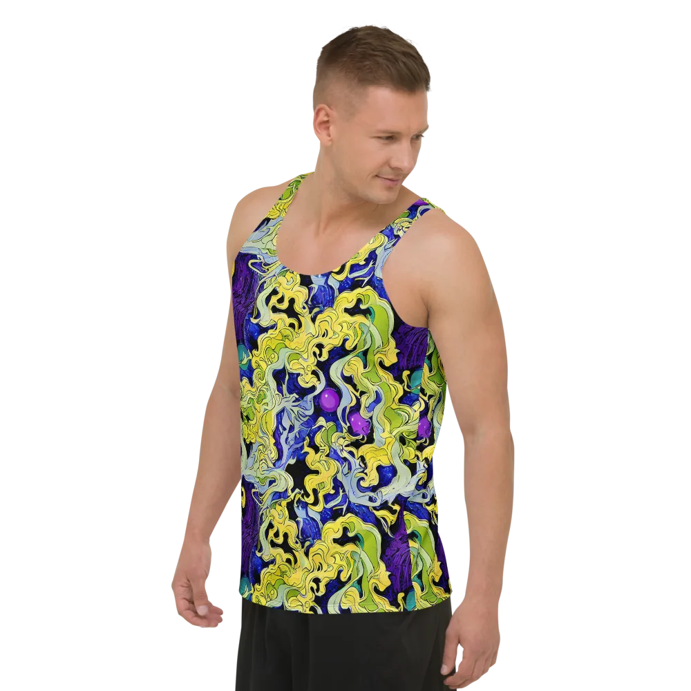 Lemon Riot on Men's Tank Top — Left Front