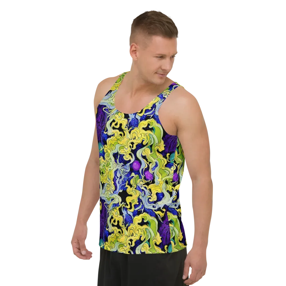 Lemon Riot on Men's Tank Top — Left Front