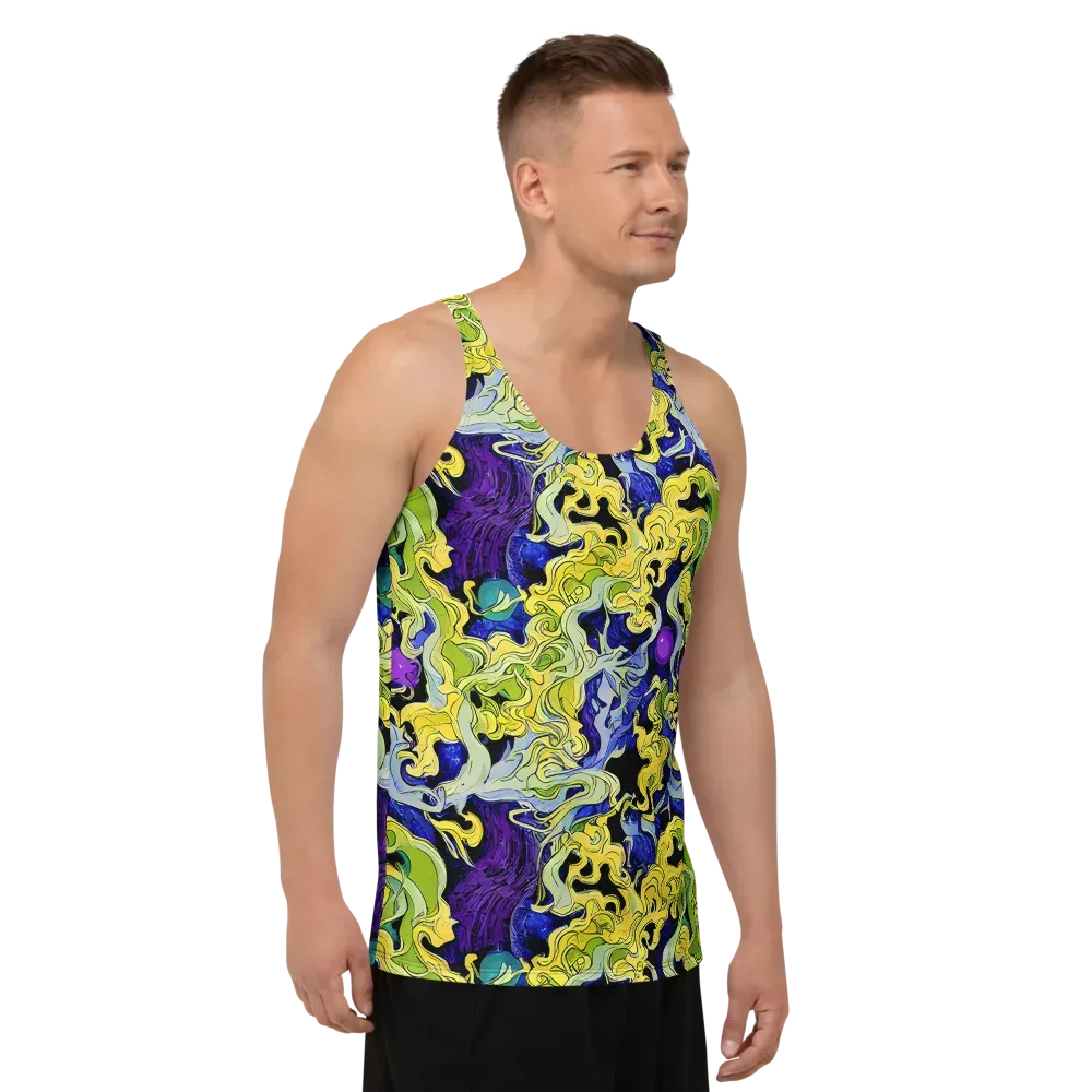 Lemon Riot on Men's Tank Top — Right Front