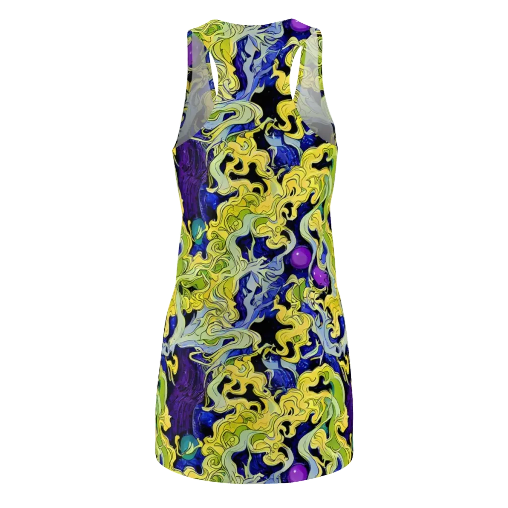 Lemon Riot on Racerback Dress — Back