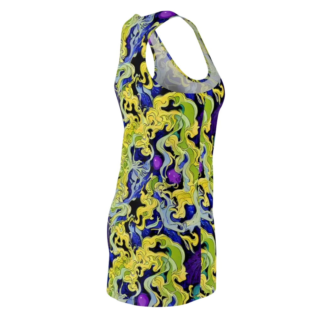 Lemon Riot on Racerback Dress — Back Side