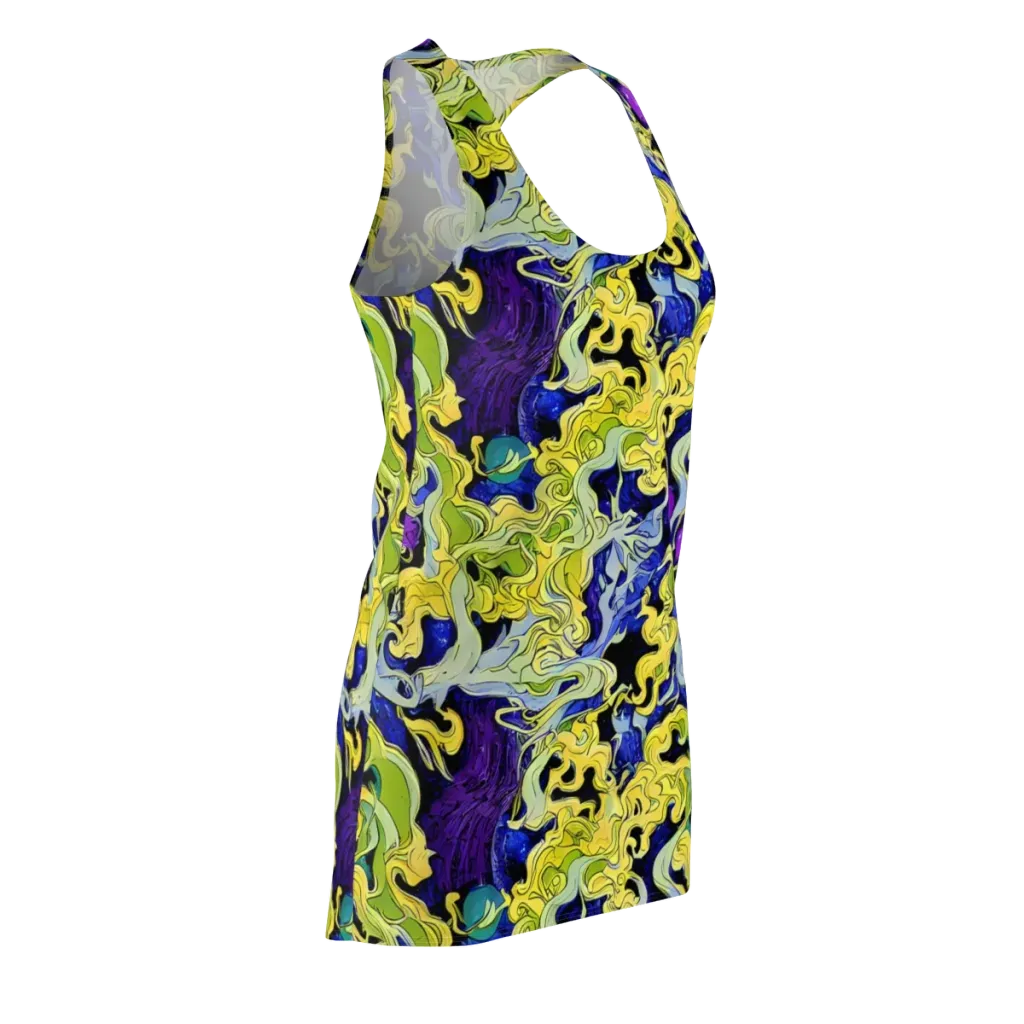 Lemon Riot on Racerback Dress — Front Side