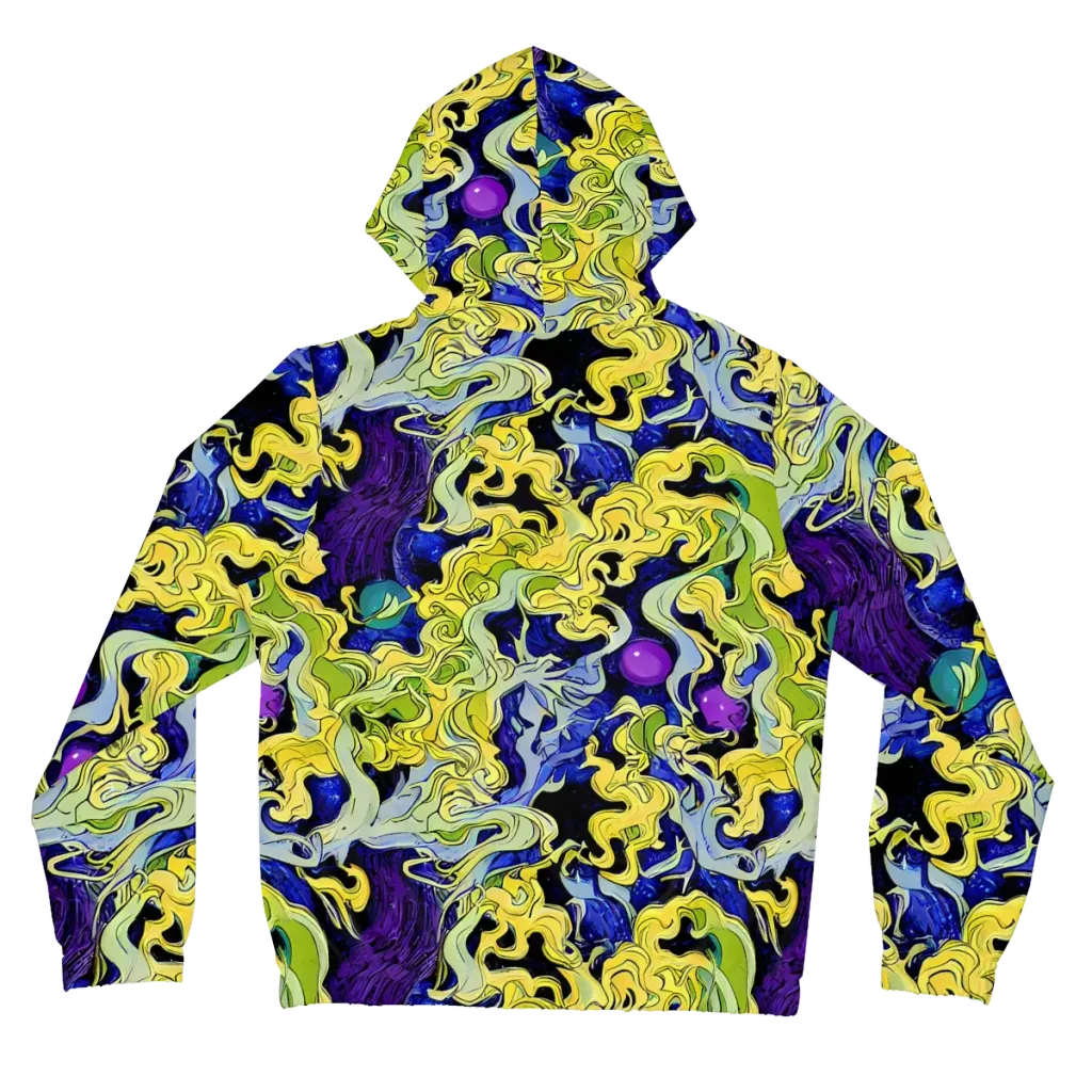 Lemon Riot on Women's Full-Zip Hoodie — Back