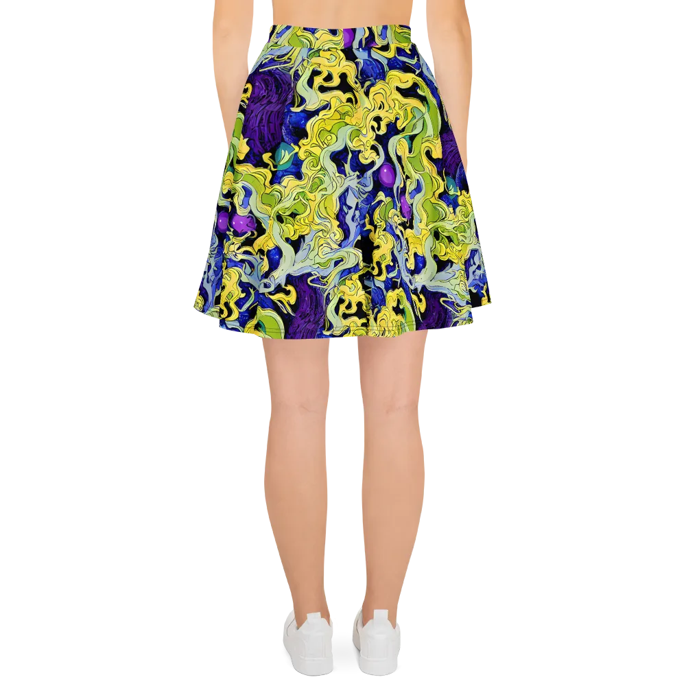 Lemon Riot on Skater Skirt — Back