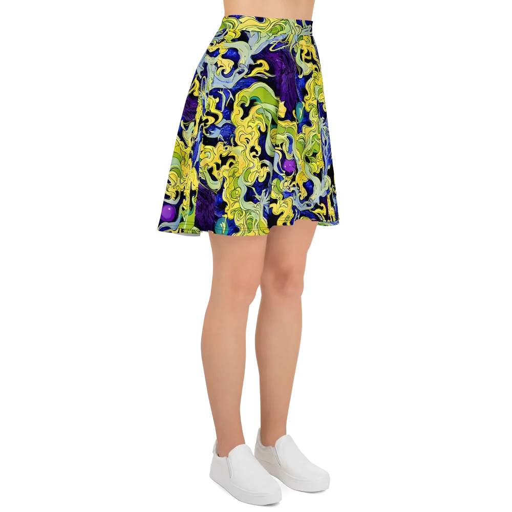 Lemon Riot on Skater Skirt — Right