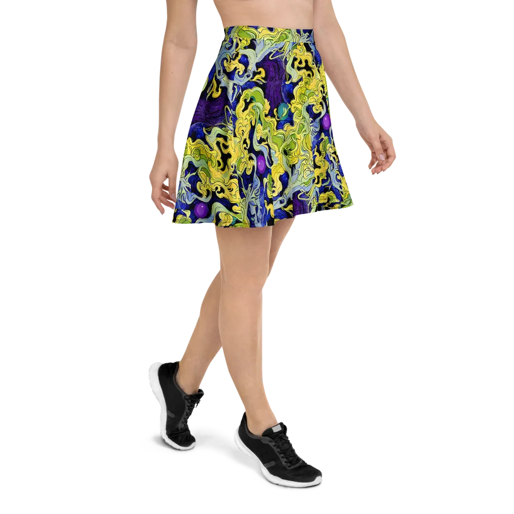 Lemon Riot on Skater Skirt — Right