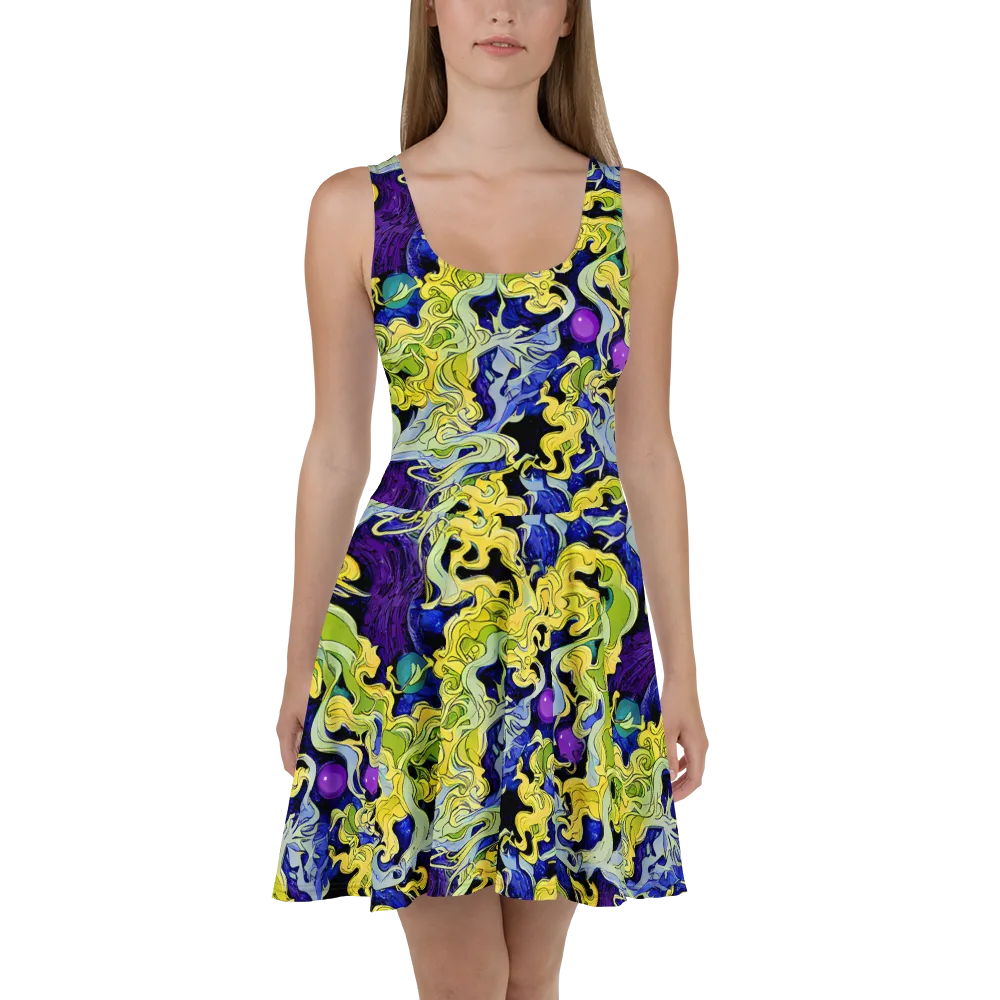 Lemon Riot on Skater Dress — Front