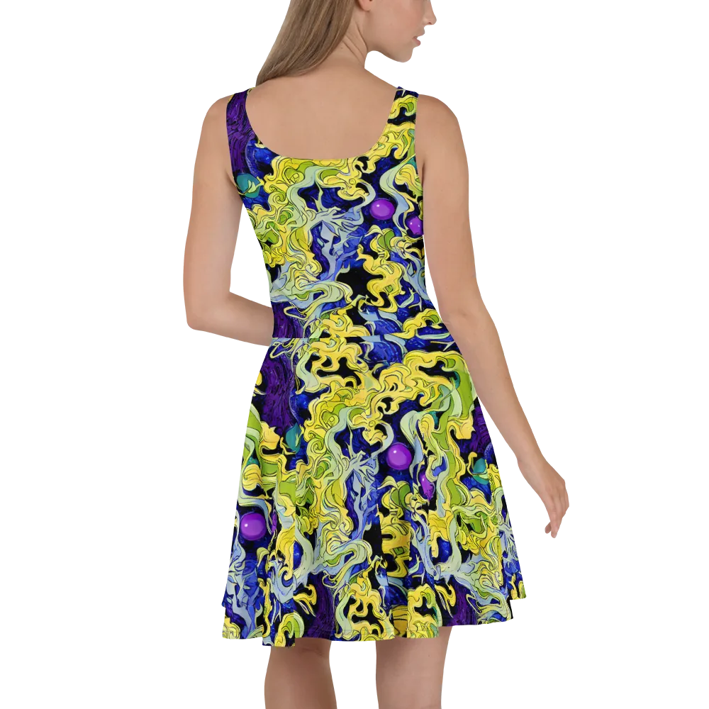 Lemon Riot on Skater Dress — Back