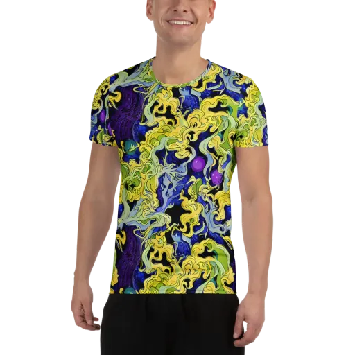 Lemon Riot on a Men's Athletic T-Shirt