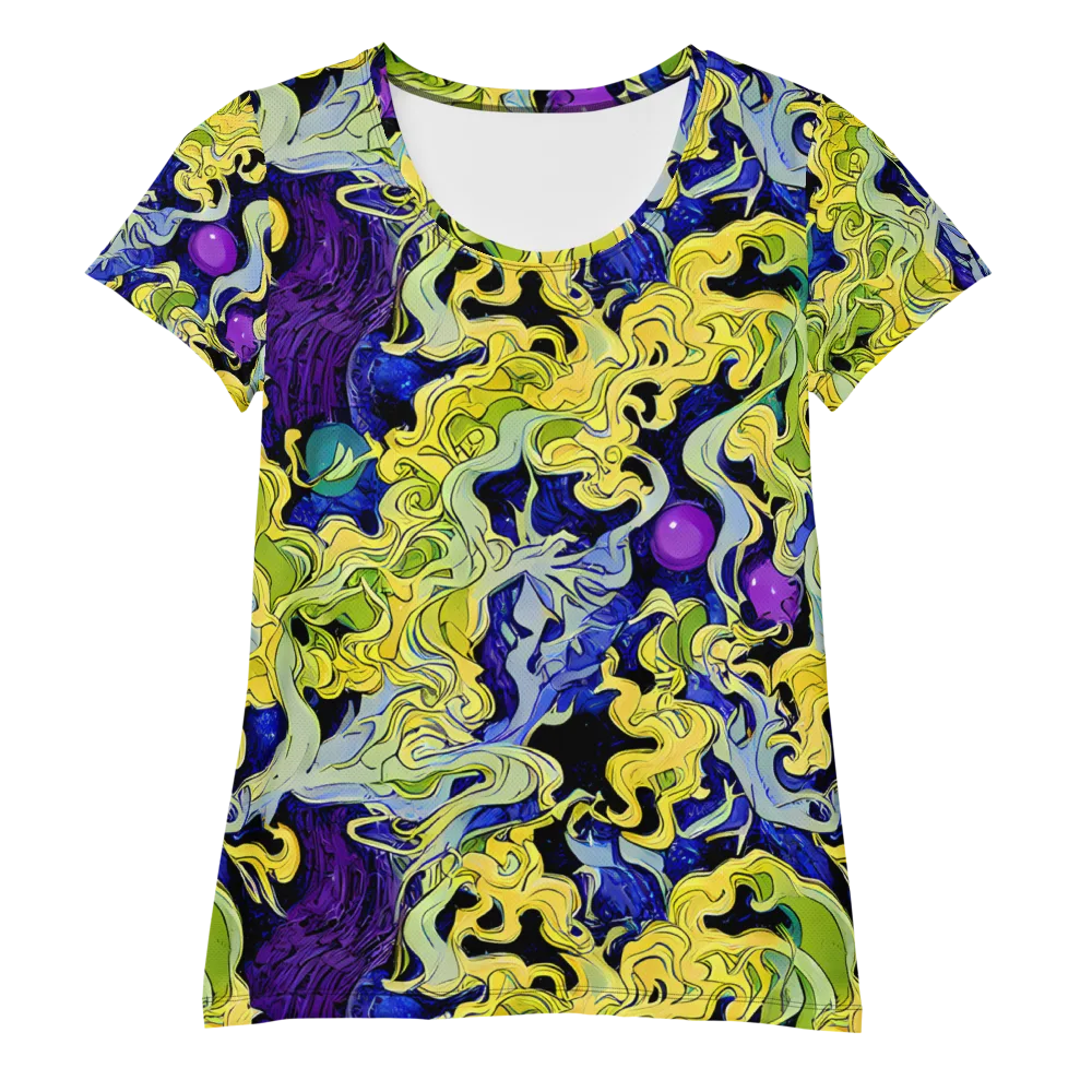 Lemon Riot on Women's Athletic T-Shirt — Front
