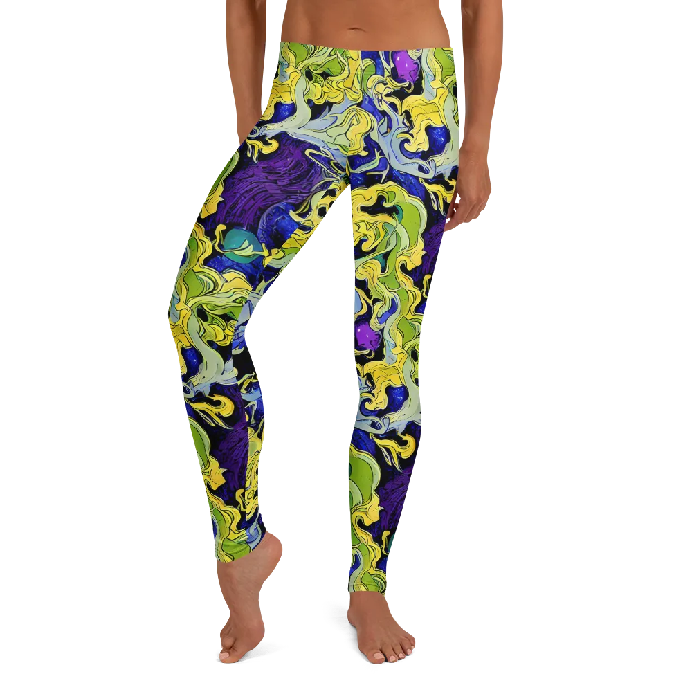 Lemon Riot on Leggings — Front
