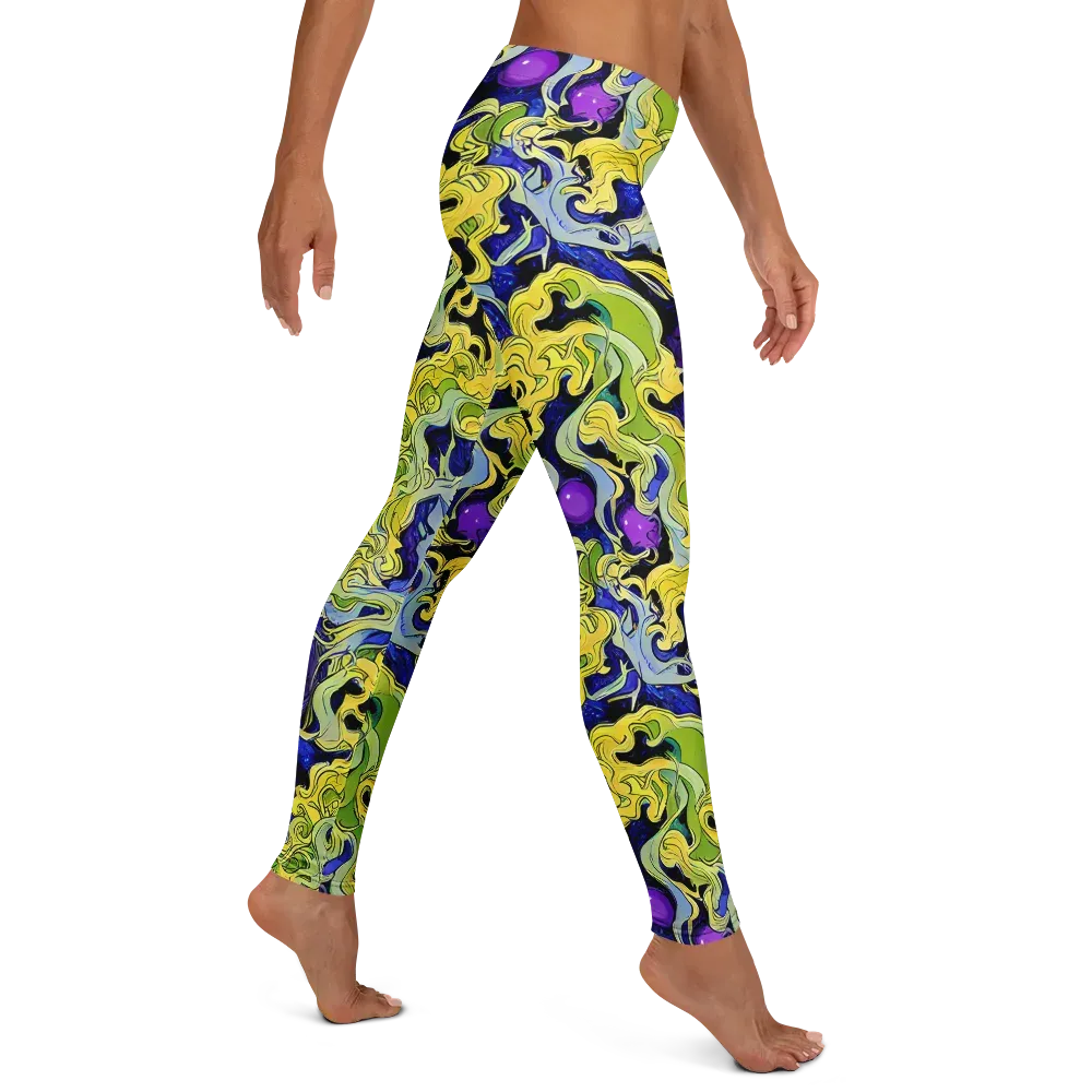 Lemon Riot on Leggings — Right