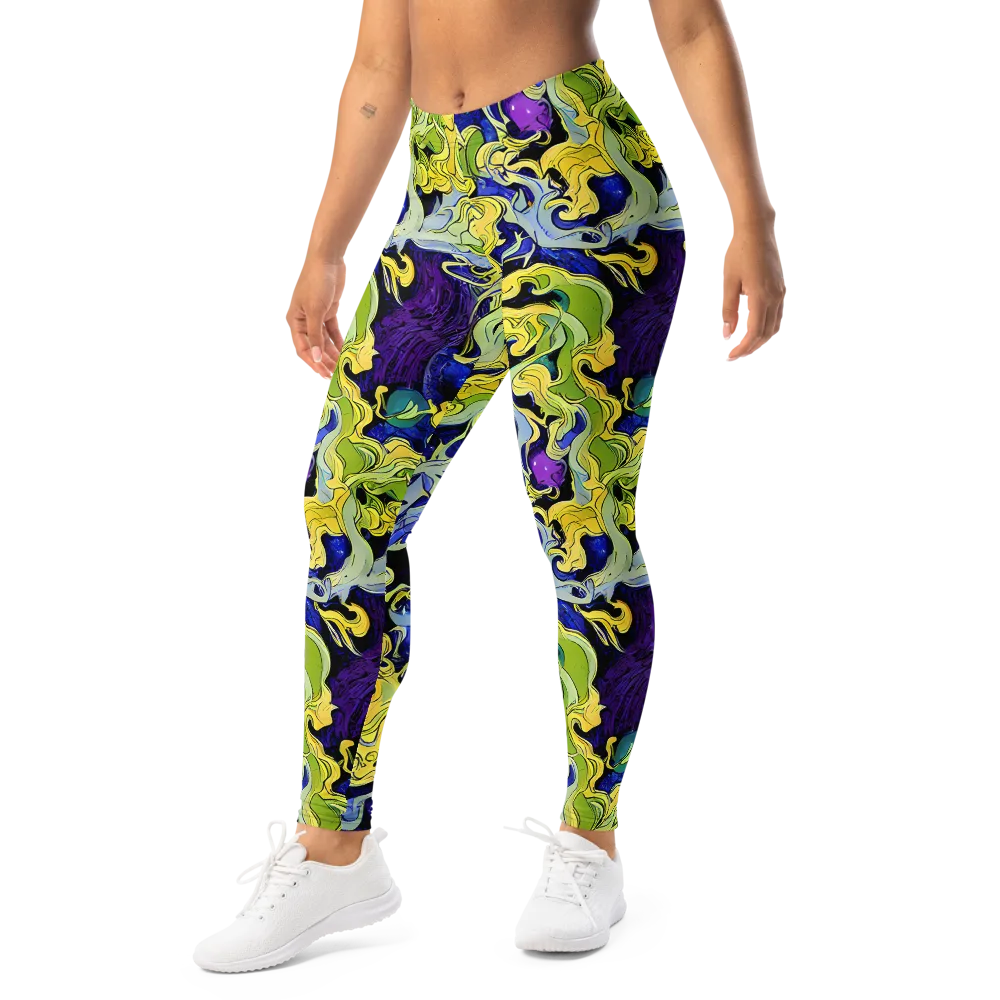 Lemon Riot on Leggings — Left Front